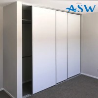 Fully Framed Sliding Wardrobe Doors Vinyl Finish