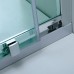 Semi Frameless Shower Screen Corner Entry with Double Sliding Doors 1900H adjustable