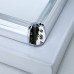 Semi Frameless Shower Screen Corner Entry with Double Sliding Doors 1900H adjustable