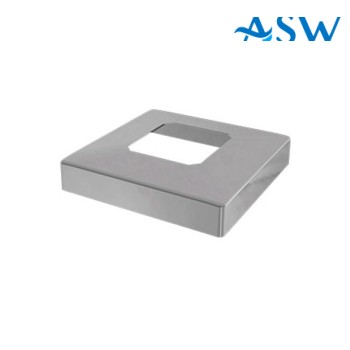 MADRID Square 22mm High Domical Cover for Base Plate Spigot