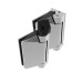 125 POLARIS Premium Wall or Post to Glass Gate Hinge Set Soft Close