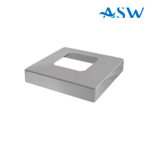 MADRID Square 22mm High Domical Cover for Base Plate Spigot
