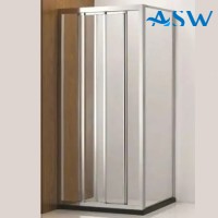 Fully Framed Corner Shower Screen Sliding Door 1900H Chrome