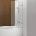 Frameless Shower Screen Fixed Panel Bathtub 1500H pre-drilled holes