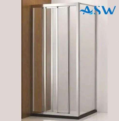 Fully Framed Corner Shower Screen Sliding Door 1900H Chrome