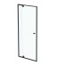 Semi Frameless Shower Screen Wall to Wall With Magnetic Pivot Door 1950H adjustable