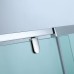 Semi Frameless Shower Screen Corner With Pivot Door and Return 1900H adjustable