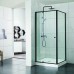 Semi Frameless Shower Screen Corner With Pivot Door and Return 1900H adjustable