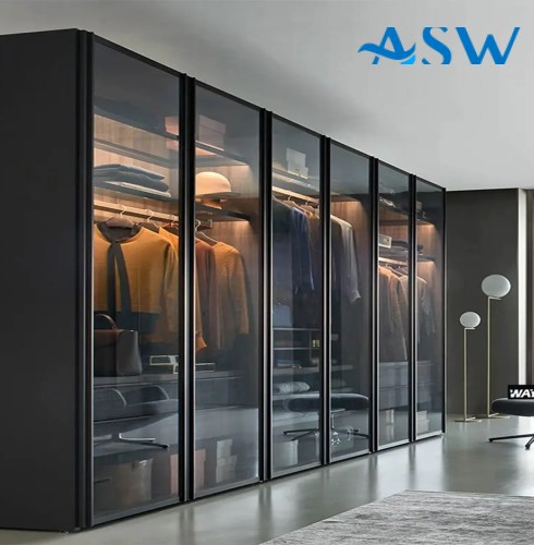 glass wardrobe