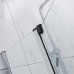 Frameless Shower Screen Chrome Fixed & Pivot panel Bathtub 1500H with wall channel