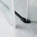 Frameless Shower Screen Diamond Shape with Hinged Door 2000H Pre-Drilled