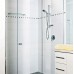 Frameless Shower Screen Wall to Wall Hinge Panel & Door & Infill 2050H