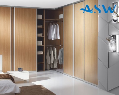 Fully Framed Sliding Wardrobe Doors Polytech Coloured MDF Finish