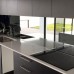 Custom made mirror toughened glass splashback