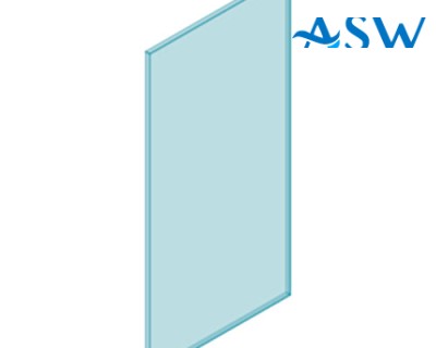 Frameless Pool Fence Panel 12mm Clear Toughened Glass 1200H