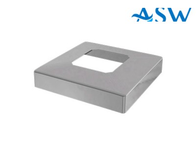 MADRID Square 22mm High Domical Cover for Base Plate Spigot