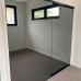 Frameless Sliding Wardrobe Doors Grey Mirror