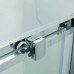 Semi Frameless Shower Screen Corner Entry with Double Sliding Doors 1900H adjustable