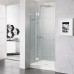 Frameless Shower Screen Wall to Wall Hinge Panel and Door 2050H