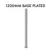 HEAVY DUTY Square 50.8mm POST with Base Plate 1300mm