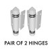 MASTER Glass to Square Post or Wall Hinge Set of 2