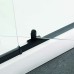 Semi Frameless Premium Shower Screen With Pivot Door and Return 1900H 850-980 x 900