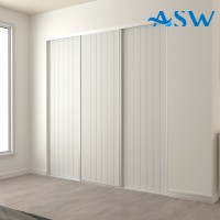 Fully Framed Sliding Wardrobe Unpainted Doors VJ Routed MDF