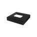 MADRID Square 22mm High Domical Cover for Base Plate Spigot