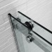 Frameless Shower Screen Corner Fixed Panel & Sliding Door & Return 2000H