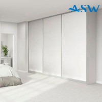 Slim Line Framed Sliding Wardrobe Doors Melamine
