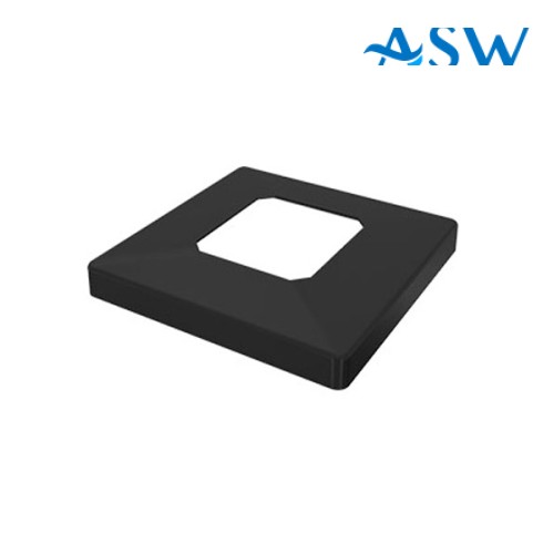 MADRID Square Slimline Domical Cover for Base Plate Spigot