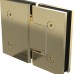 Frameless Shower Screen Corner Hinge Panel & Door & Return 2050H