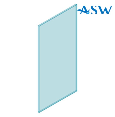 Frameless Pool Fence Panel 12mm Clear Toughened Glass 1200H