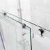 Frameless Shower Screen with Two By-Passing Sliding Doors 2000H