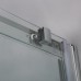 Semi Frameless Shower Screen Corner shape with Sliding Door 1900H adjustable