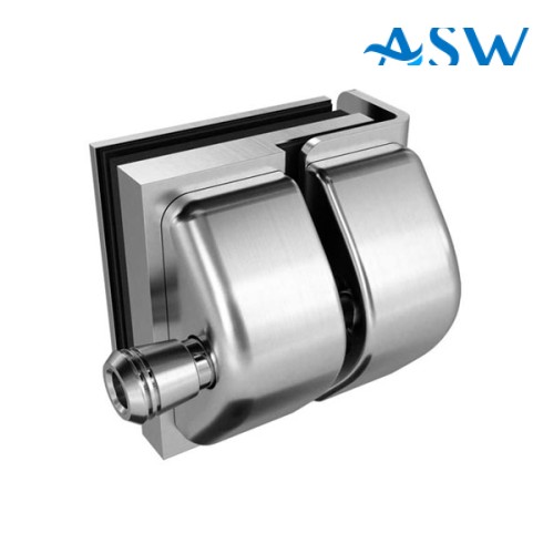 MASTER Glass to Wall or Square Post Stainless Steel Latch Kit