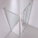 Semi Frameless Shower Screen Corner shape with Sliding Door 1900H adjustable