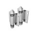 MASTER Face Mount Hinge set wall or Post to glass