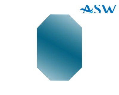 Custom Irregular Octagon Mirror Cut to Size