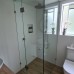 Frameless Shower Screen Corner Hinge Panel & Door & Return 2050H