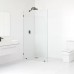 Frameless Shower Screen Fixed Free Standing Panel 2050H no holes glass