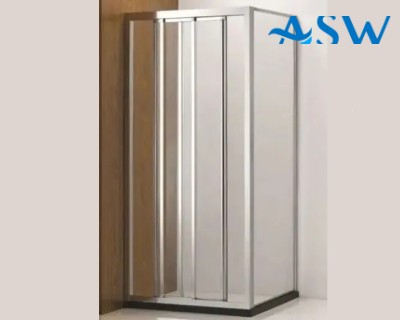 Fully Framed Corner Shower Screen Sliding Door 1900H Chrome