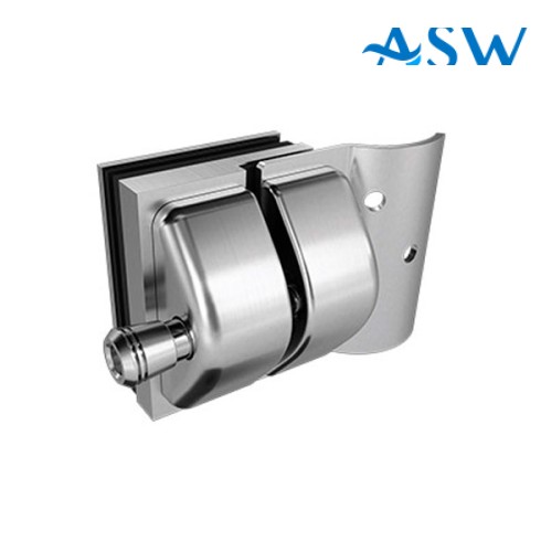 MASTER Round Stainless Steel Lockable Side Latch Face Mount