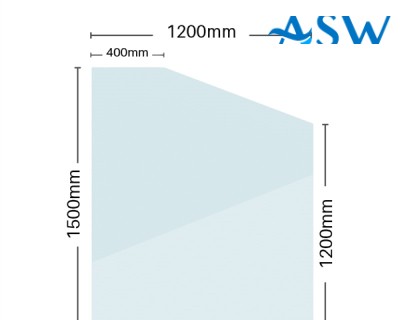 Frameless Retaining Wall Pool Fence Panel 12mm Clear Toughened Glass
