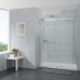 Frameless Shower Screen with Two By-Passing Sliding Doors 2000H