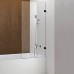 Frameless Shower Screen Fixed Panel Bathtub 1500H pre-drilled holes