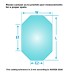 Custom Irregular Octagon Mirror Cut to Size