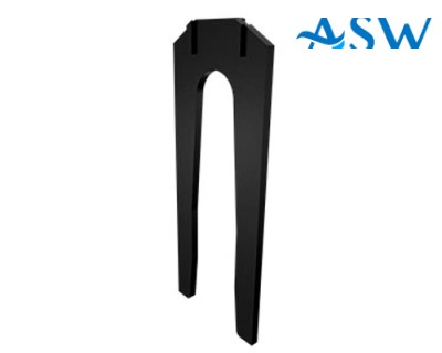 MADRID TILT 3mm thick Back Packer - HDPE black