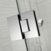 Frameless Shower Screen Wall to Wall Hinge Panel and Door 2000H pre-drilled holes glass