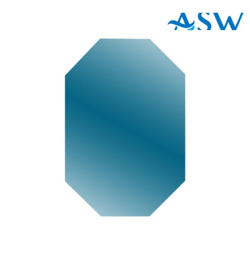 Custom Irregular Octagon Mirror Cut to Size